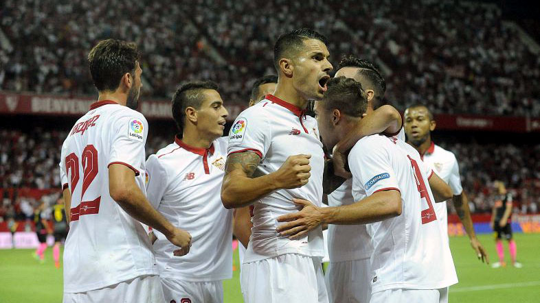 Sampaoli estreou pelo Sevilla em La Liga em uma espetacular vit&oacute;ria por 6 a 4 no Espanyol