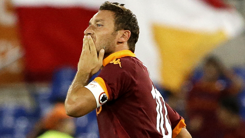 Totti, da Roma (Foto: AP)