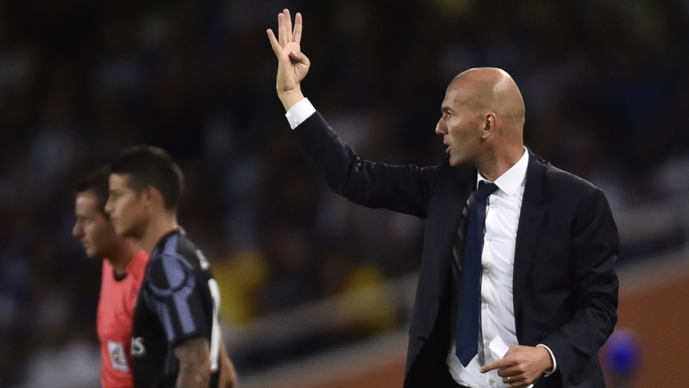 Zidane, do Real Madrid (Foto: AP)