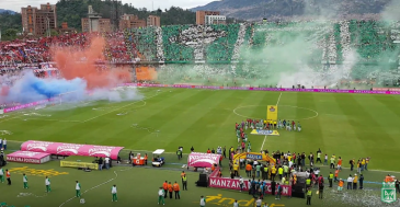 No momento mais vitorioso da história, o clássico de Medellín teve um recibimiento fantástico