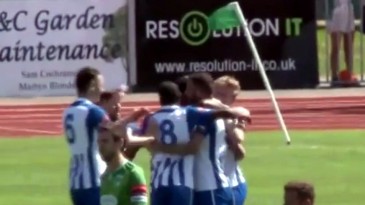 Vento foi responsável por um gol inexplicável na Copa da Inglaterra