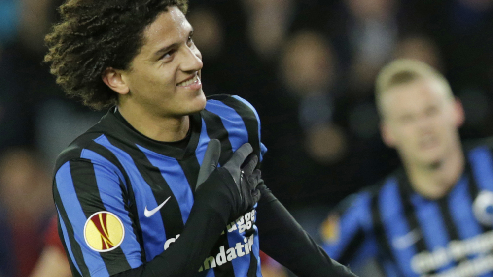 Felipe Gedoz, o brasileiro do Club Brugge (Foto: AP)