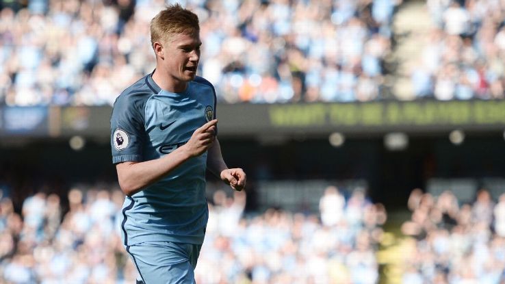 Sem Ag&uuml;ero, sem problemas: De Bruyne &eacute; o craque do Manchester City de Guardiola