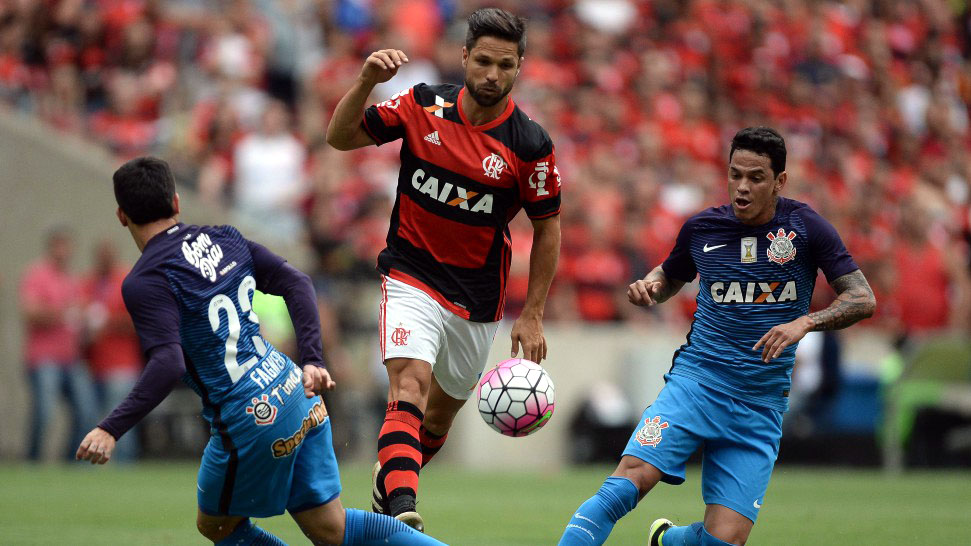 Flamengo e Corinthians no Macaran&atilde;