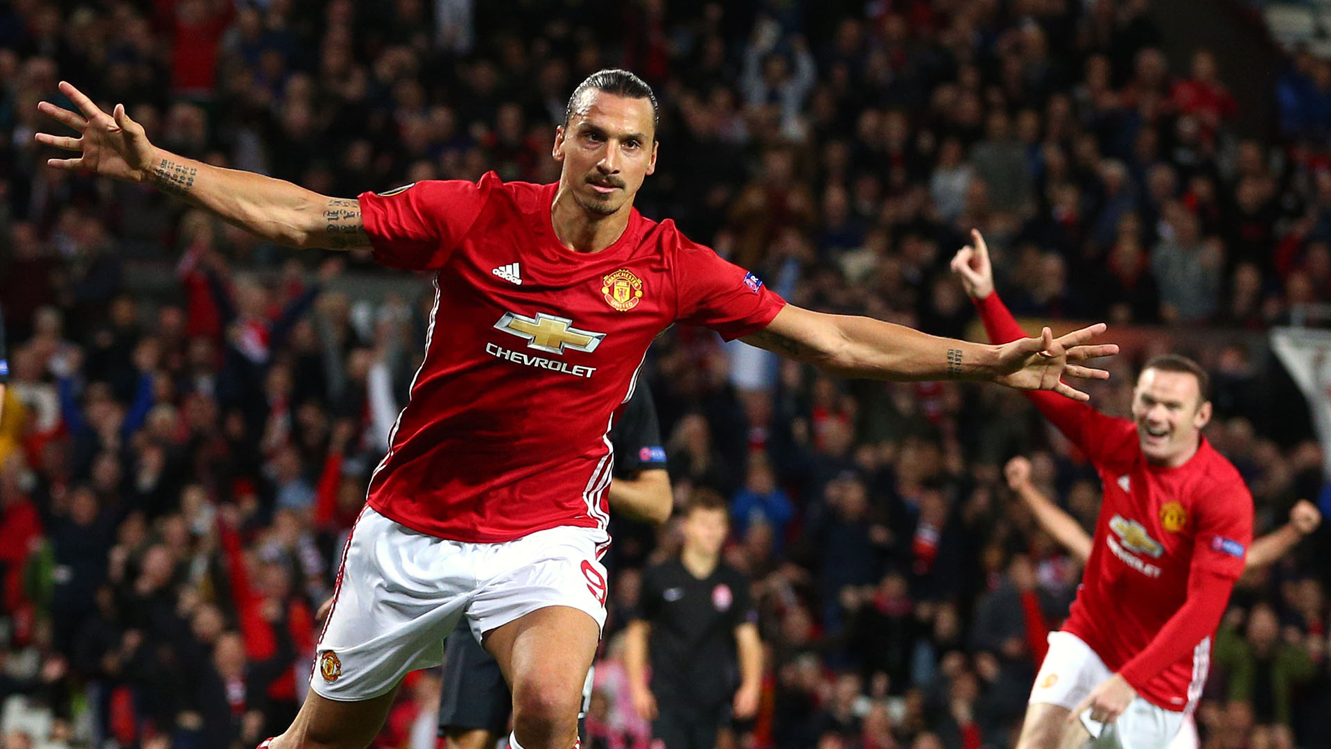 Zlatan Ibrahimovic, do manchester United  (AP Photo/Dave Thompson)