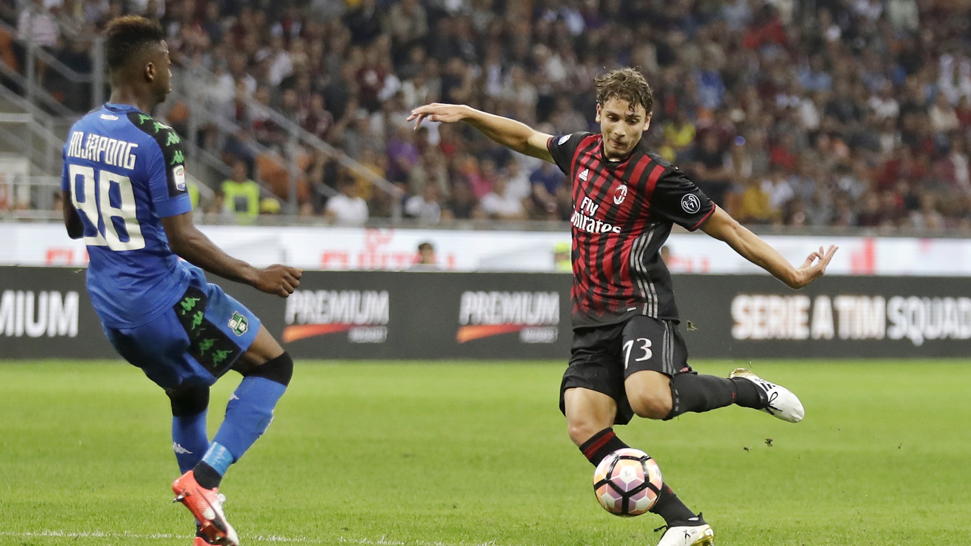 Milan e Sassuolo protagonizaram um dos melhores jogos da temporada at&eacute; agora