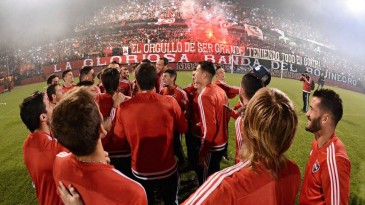Vinte mil torcedores encheram o estádio para motivar o Newell’s na semana do dérbi de Rosário