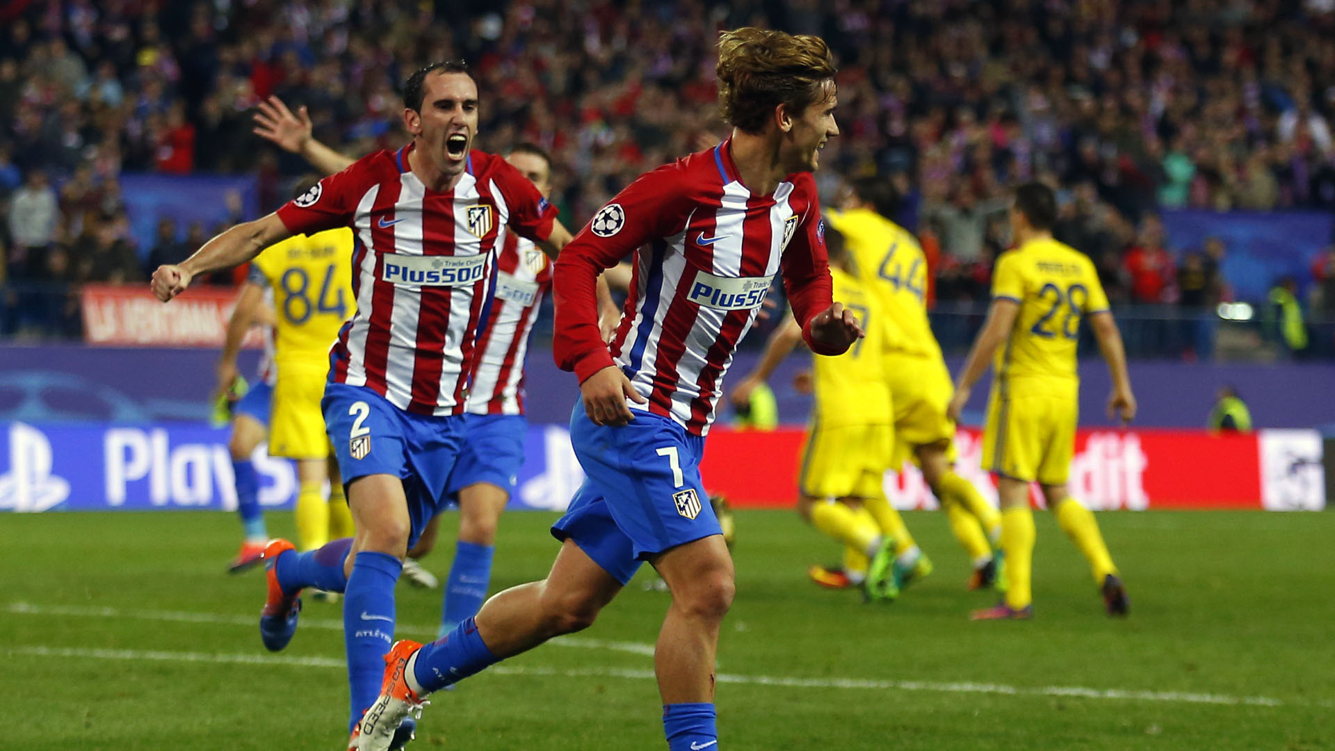 Griezmann encarnou Ibra em gola&ccedil;o e classificou Atl&eacute;tico nos acr&eacute;scimos