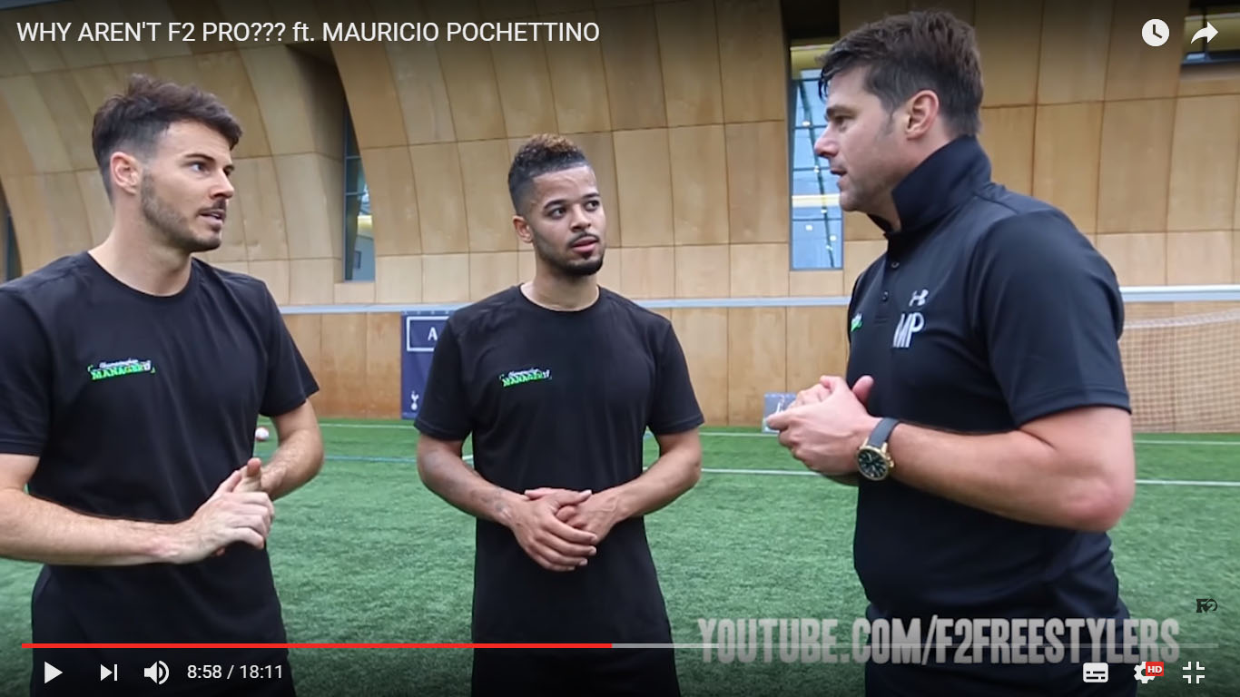 [V&iacute;deo] Pochettino participou de um desafio de habilidades e mostrou muita categoria