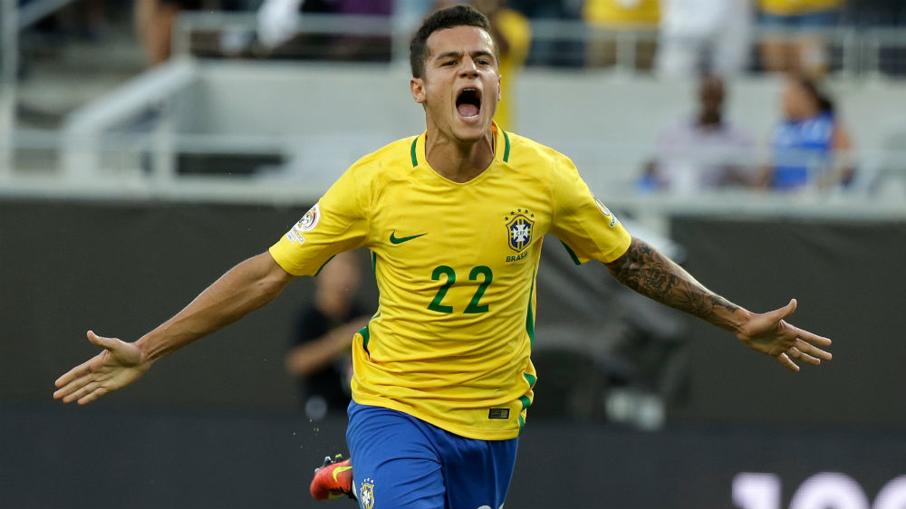 Coutinho, do Brasil (Foto: AP)