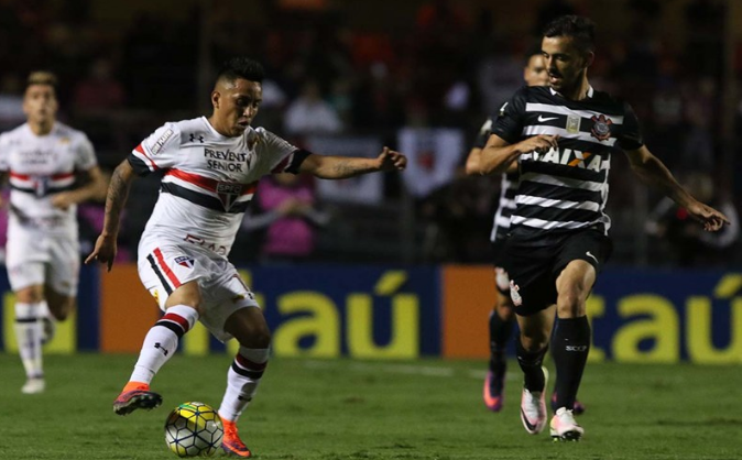 O talento de Cueva sobra no ataque do S&atilde;o Paulo e serviu para doutrinar o Corinthians