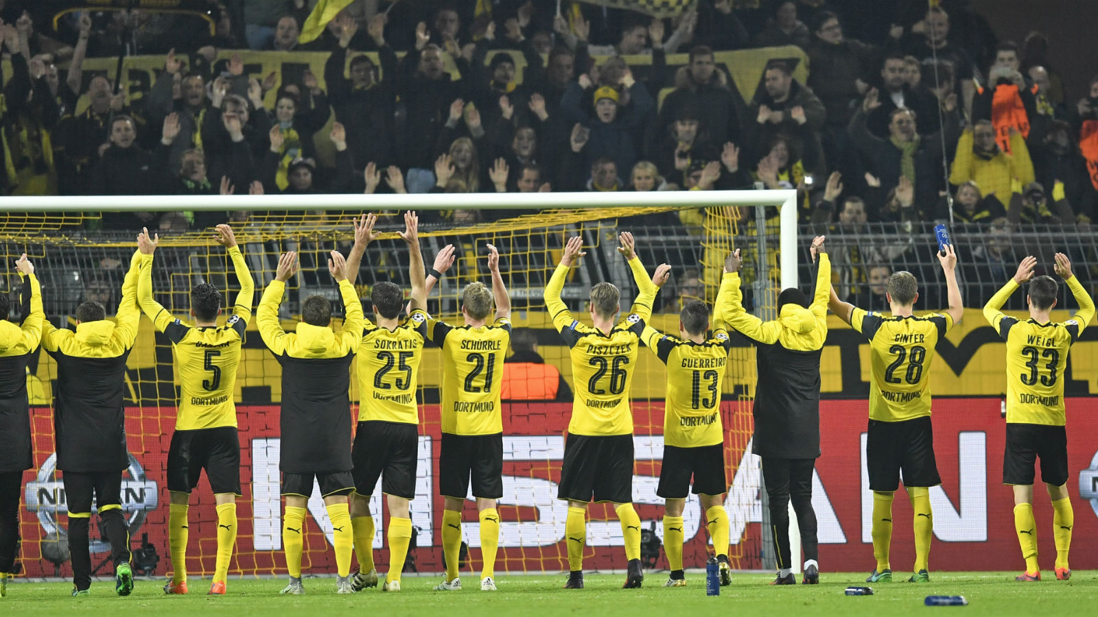 Borussia Dortmund agradece a torcida