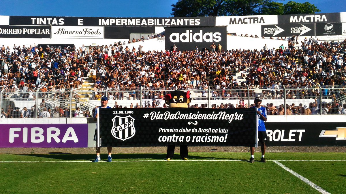 No Dia da Consci&ecirc;ncia Negra, a Ponte Preta reiterou o compromisso com a quest&atilde;o e com sua hist&oacute;ria