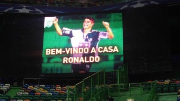 Foi bonita a recepção que o Sporting ofereceu a Cristiano Ronaldo na volta ao Alvalade