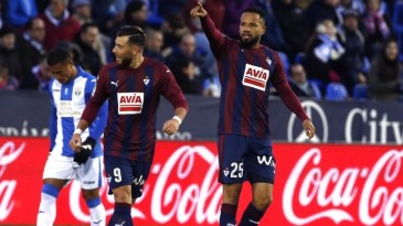 [Vídeo] Intencional ou não, este gol de Bebé, do Eibar, foi um dos mais bonitos da rodada