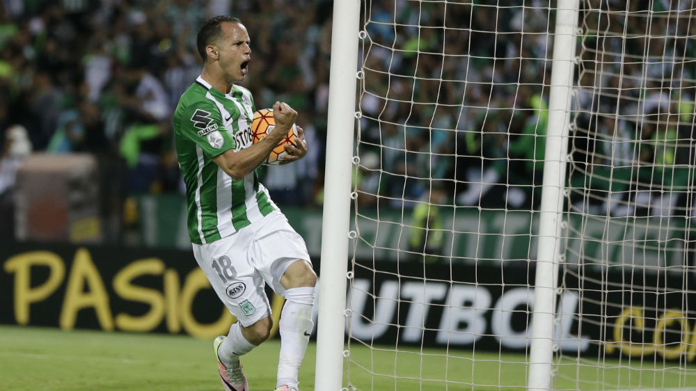 Alejandro Guerra, do Atl&eacute;tico Nacional (Foto: AP)