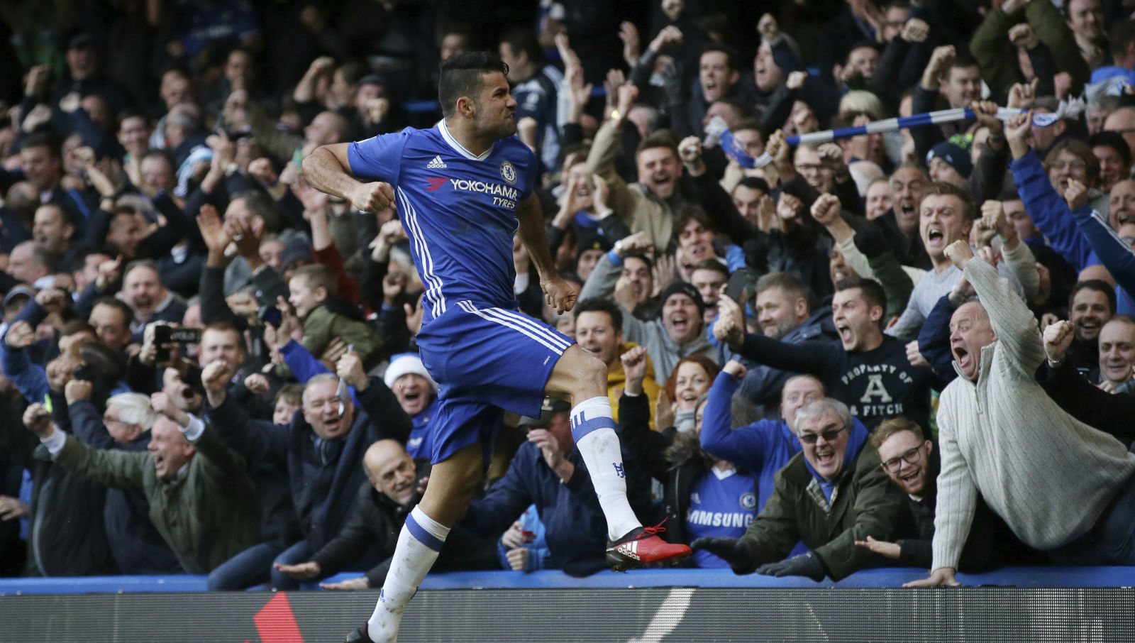 A fase fulminante de Diego Costa segue em frente e mant&eacute;m o Chelsea firme na lideran&ccedil;a