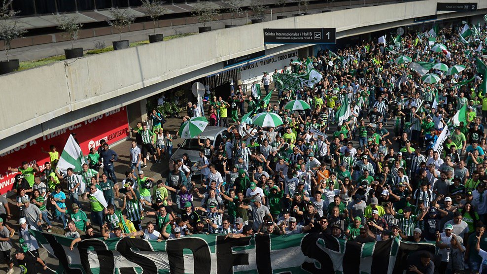 [V&iacute;deo] Com essa festa toda o Atl&eacute;tico Nacional embarcou para a disputa do Mundial de Clubes