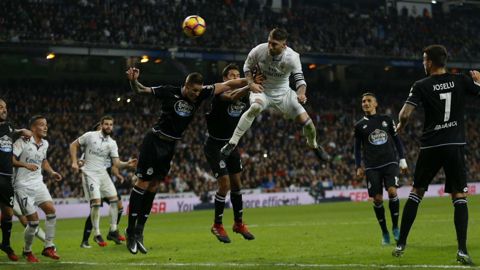 Sergio Ramos &eacute; imposs&iacute;vel! Mais uma vez, o capit&atilde;o decide para o Real nos instantes finais