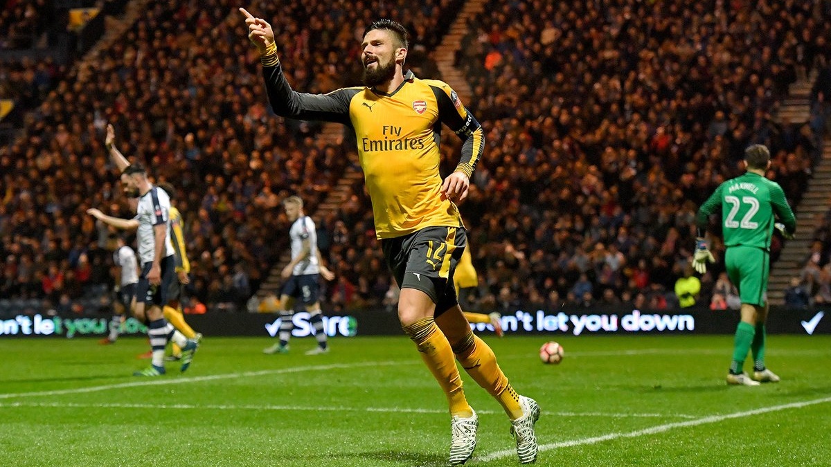 Diante do Preston, o Arsenal precisou sofrer no in&iacute;cio do jogo, novamente, para se impor