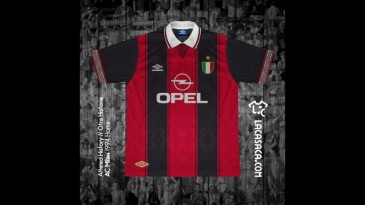 O estilo extravagante dos anos 90 inspirou a recriação das camisas de grandes clubes
