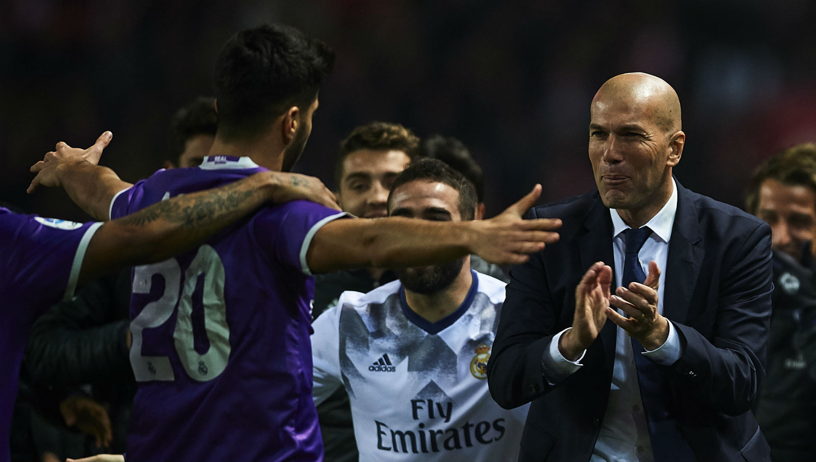 O Real Madrid lutou at&eacute; o &uacute;ltimo minuto para estabelecer o novo recorde de invencibilidade