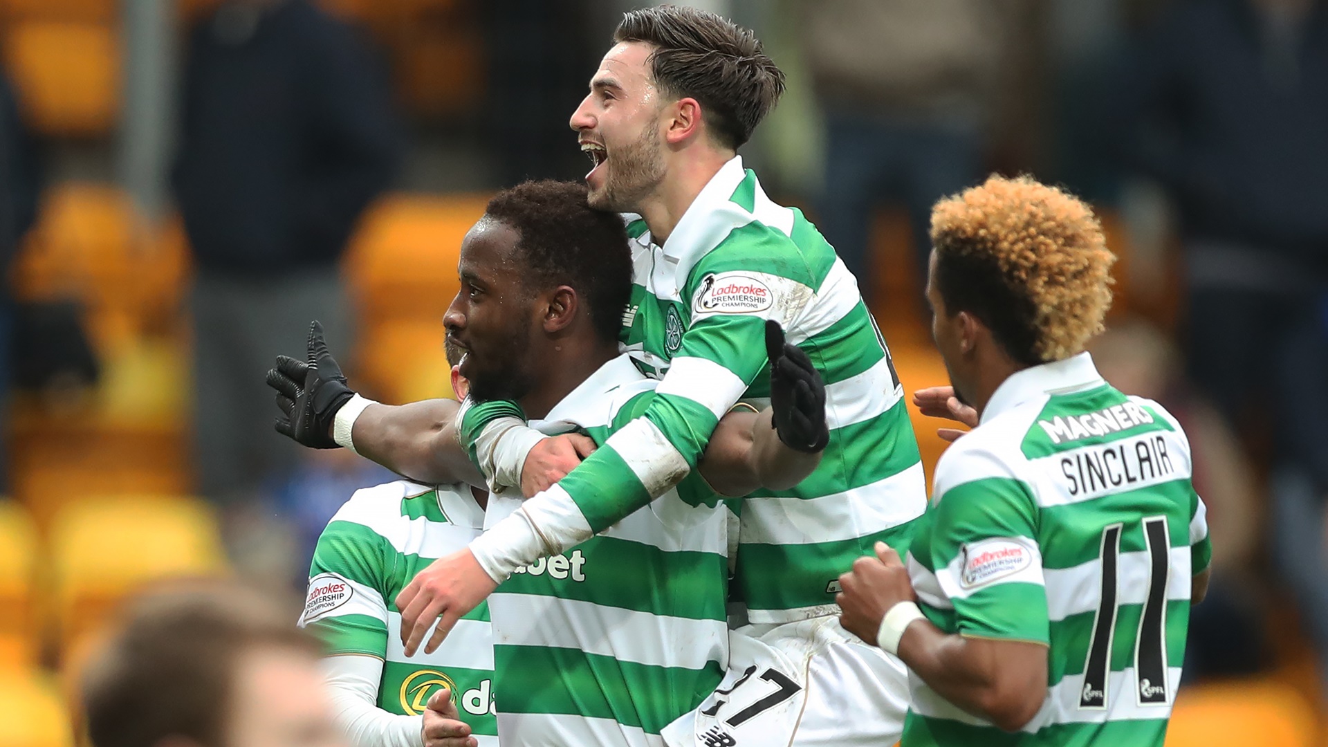 O gol que completou o hat-trick de Demb&eacute;l&eacute; na &uacute;ltima goleada do Celtic foi sensacional