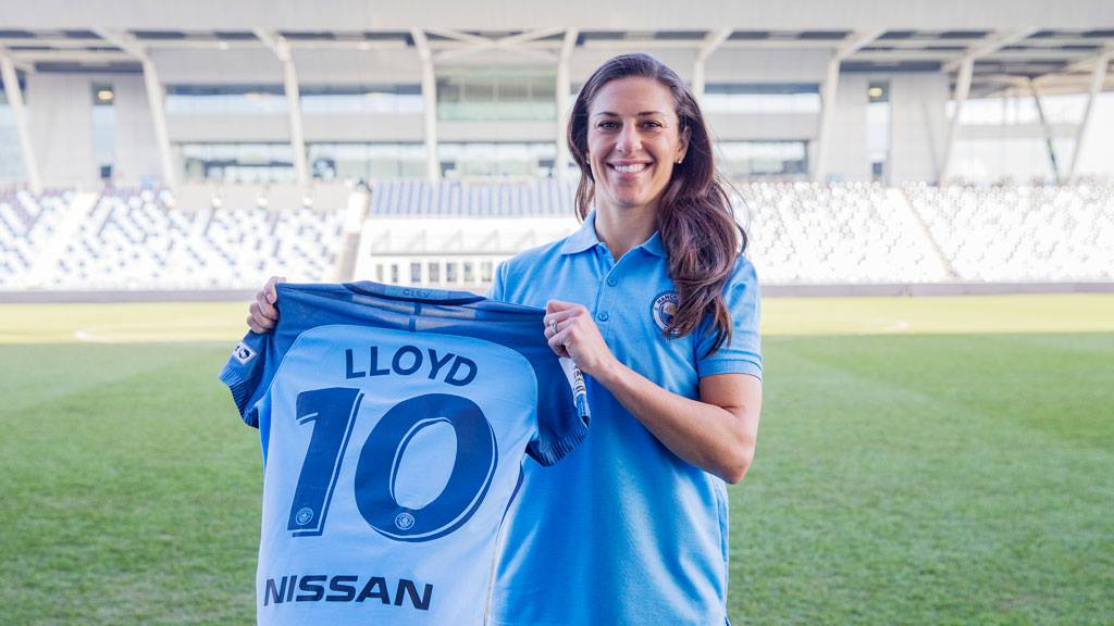 O sonho da Champions League levou a melhor do mundo, Carli Lloyd, ao Manchester City