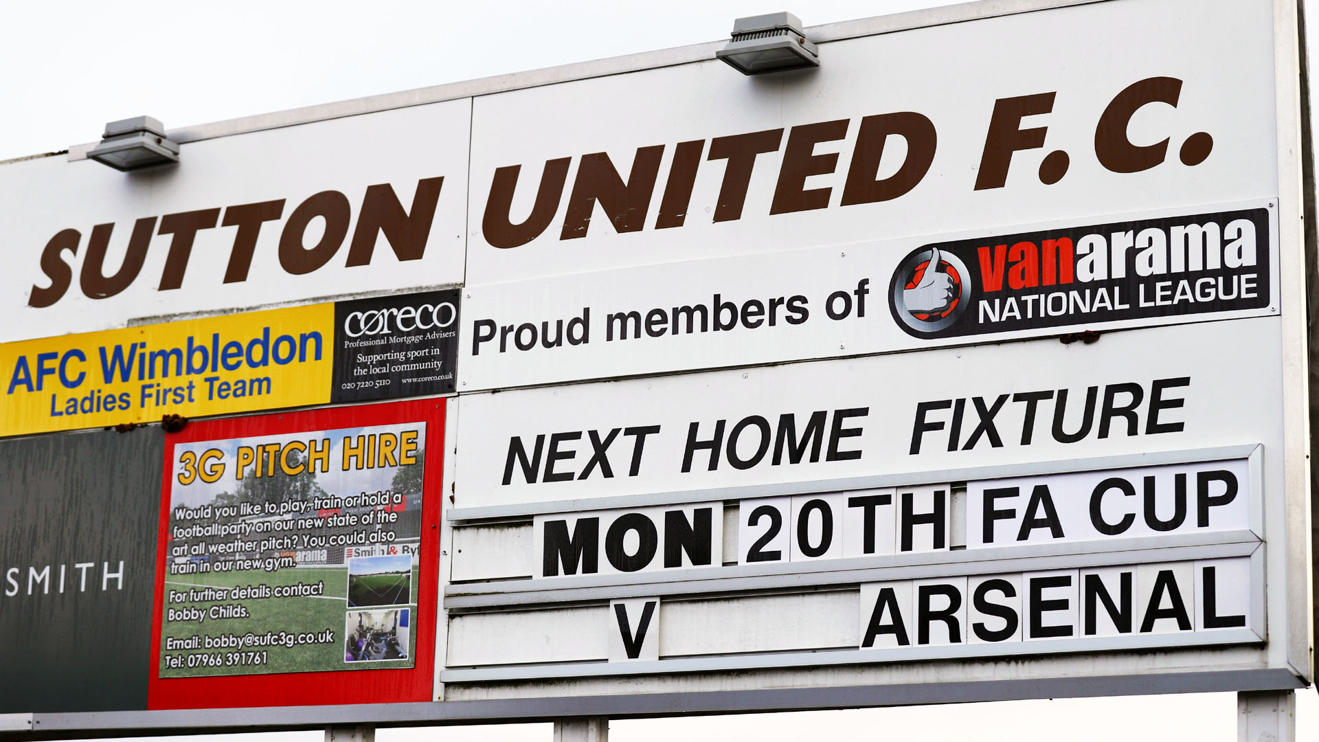 Sutton United recebe o Arsenal pela Copa da Inglaterra (Photo by Ian Walton/Getty Images)