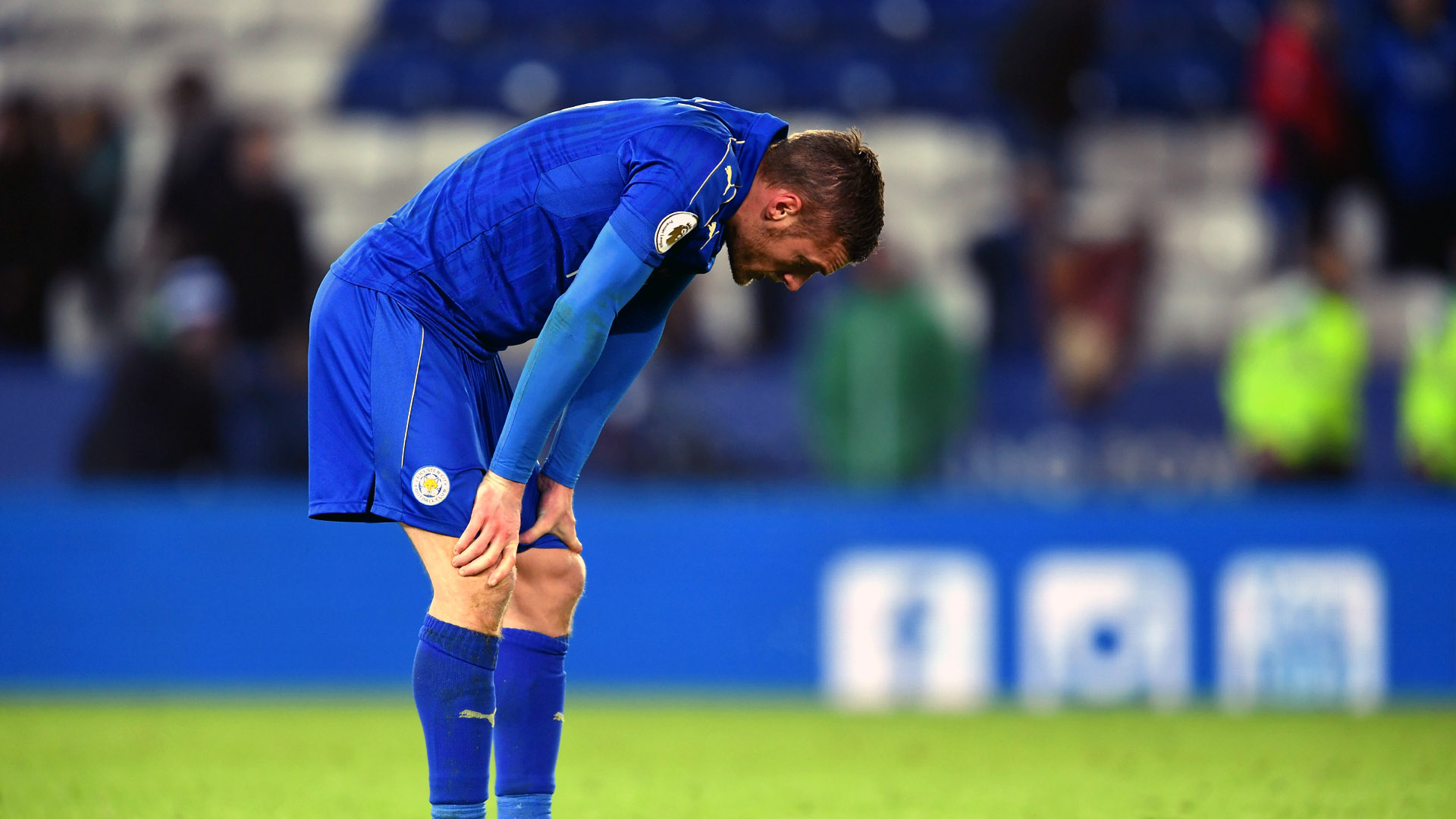 Jamie Vardy, do Leicester (Photo by Laurence Griffiths/Getty Images)
