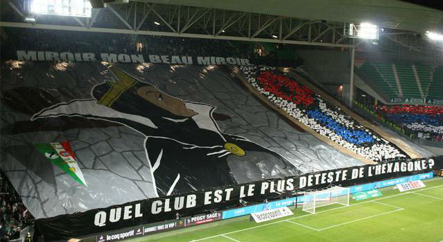 Saint-&Eacute;tienne criou um dos melhores mosaicos para provocar no cl&aacute;ssico contra o Lyon