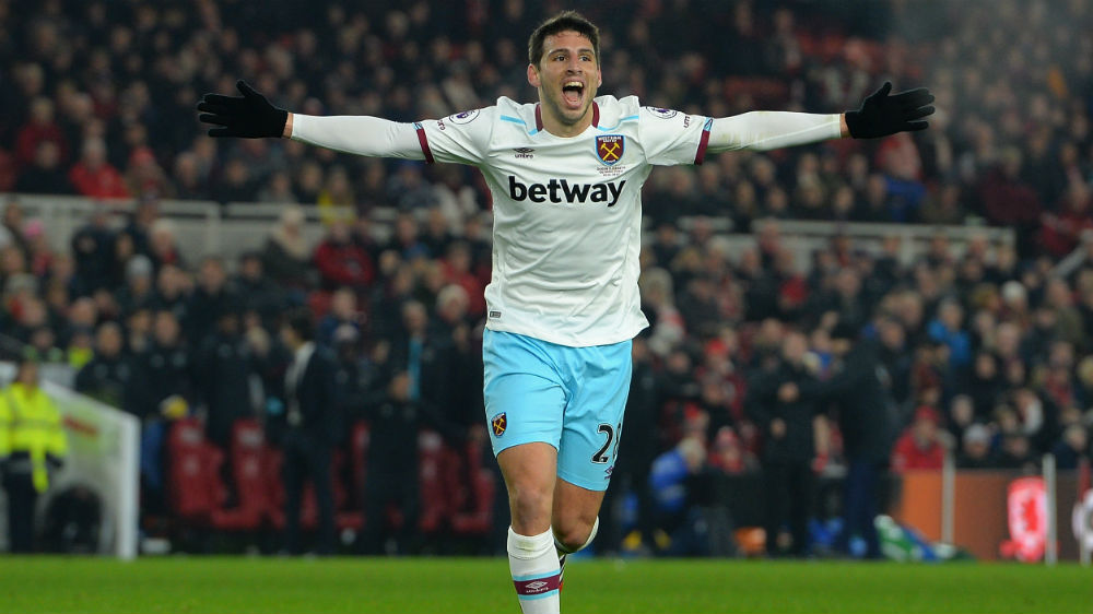 Calleri seguiu conselho de Tevez para ficar e brigar pelo seu espa&ccedil;o no West Ham