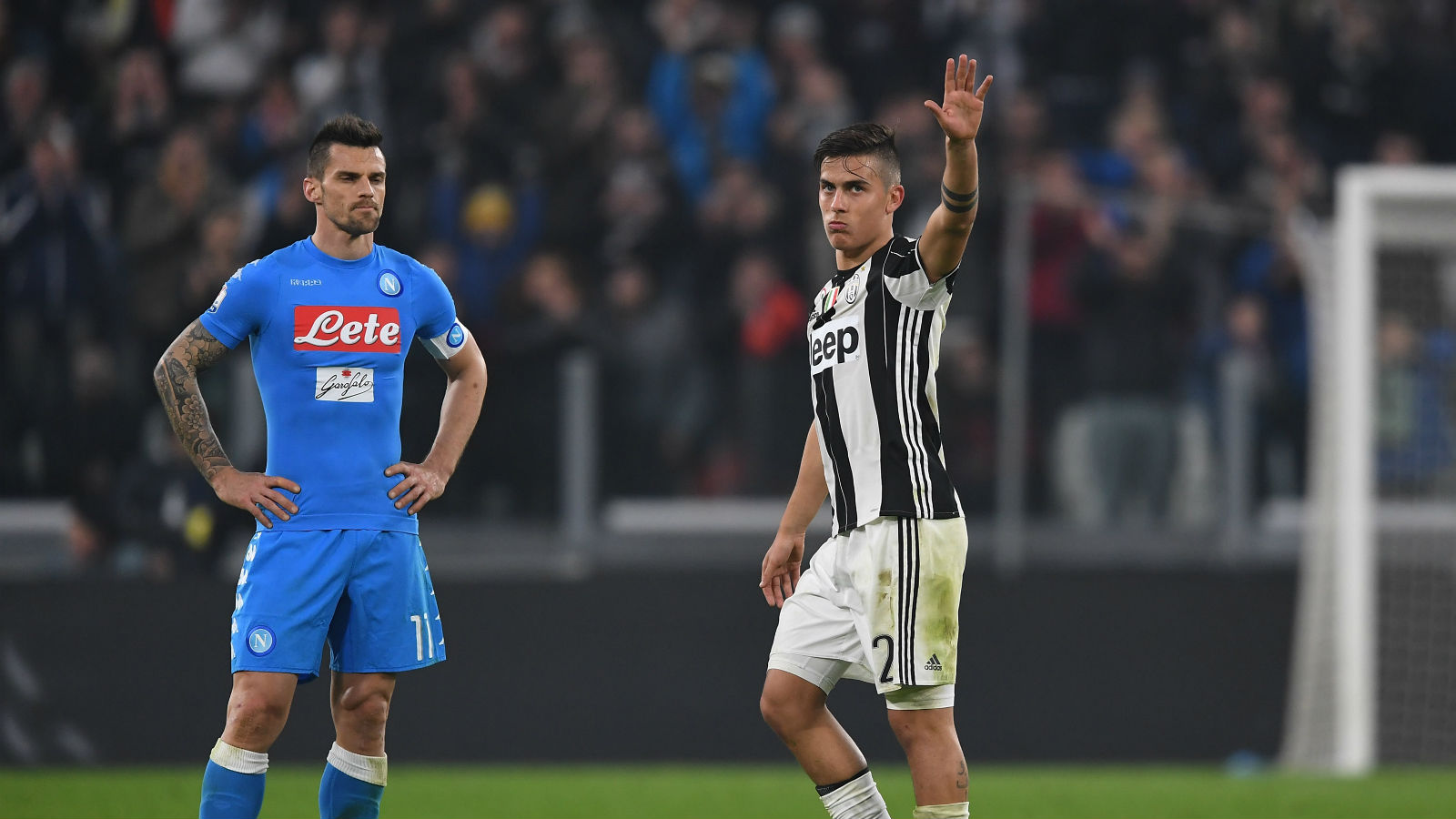 O Napoli sonhou, mas a Juve buscou a virada e sai em boa vantagem na Copa da It&aacute;lia