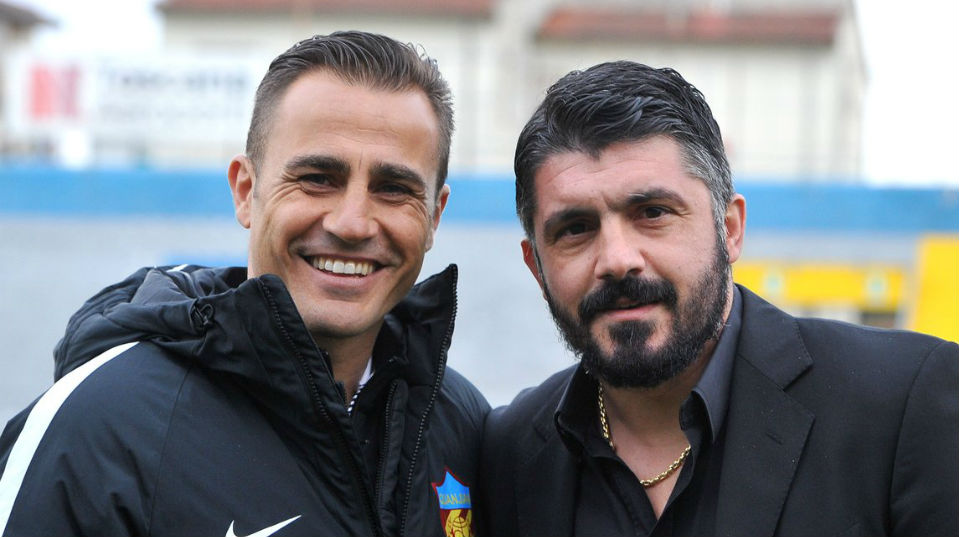 Gattuso e Cannavaro organizam amistoso entre seus clubes para ajudar v&iacute;timas de terremoto