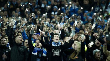 Enquanto o time copava o Tottenham, a torcida do Gent deu show em Wembley