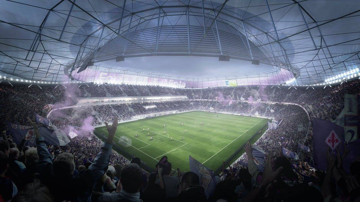Fiorentina apresenta projeto do novo est&aacute;dio e dono fala em &ldquo;Renascimento Viola&rdquo;