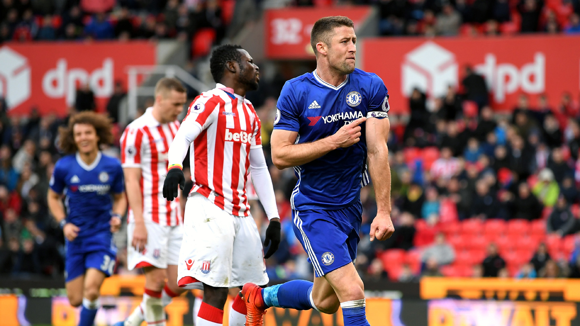 Chelsea precisou martelar muito para arrancar uma vit&oacute;ria sofrida contra o Stoke