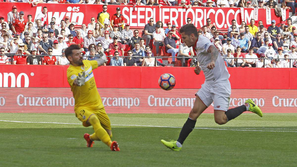 Nem o gola&ccedil;o de Jovetic salvou o Sevilla do trope&ccedil;o diante do Legan&eacute;s em casa