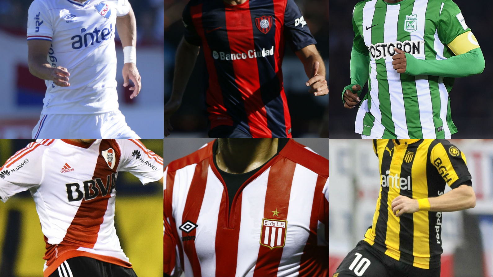 O que oferecem seis camisas que entortam varal nesta Libertadores