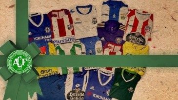 Estrelas do futebol europeu assinam suas camisas para leilão em apoio à Chapecoense