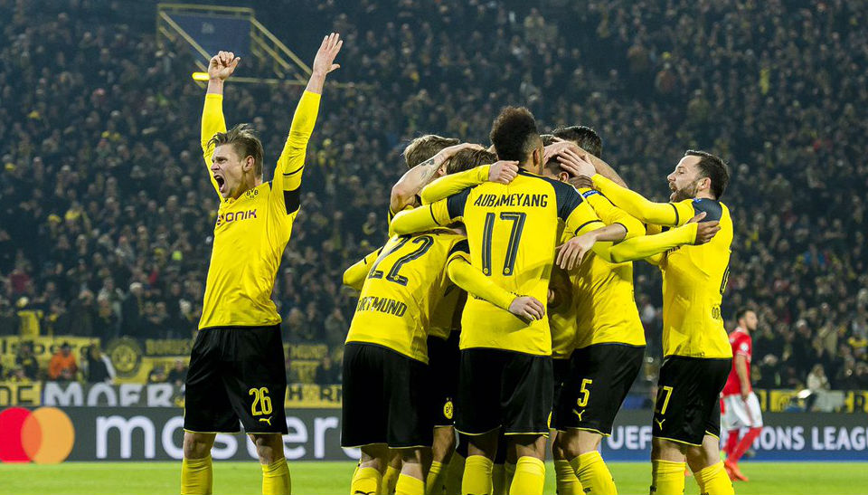 O Dortmund teve muita autoridade para amassar o Benfica e avan&ccedil;ar na Champions