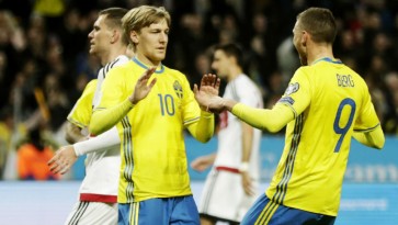 Sem Ibra, Forsberg desponta para ser a nova referência técnica da seleção sueca