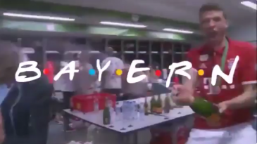 Bem bolado: Fizeram uma “versão Bayern de Munique” para a abertura de Friends
