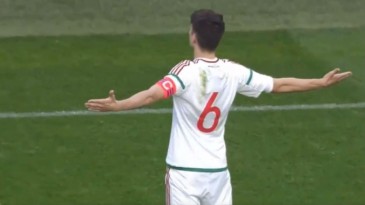 Dois gols de falta em nove minutos e a virada: tarde de herói para jovem húngaro no sub-17