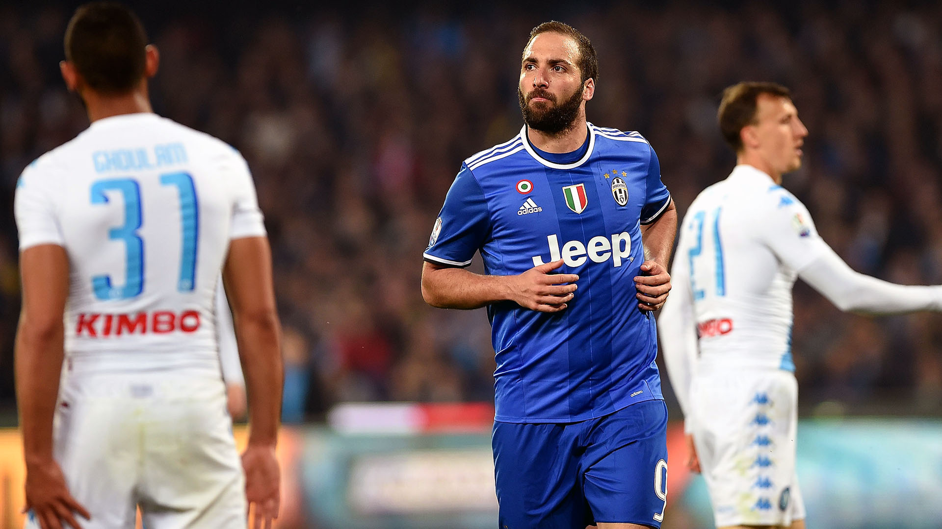 No San Paolo, Higua&iacute;n acabou com o sonho do Napoli de ir &agrave; final da Copa da It&aacute;lia
