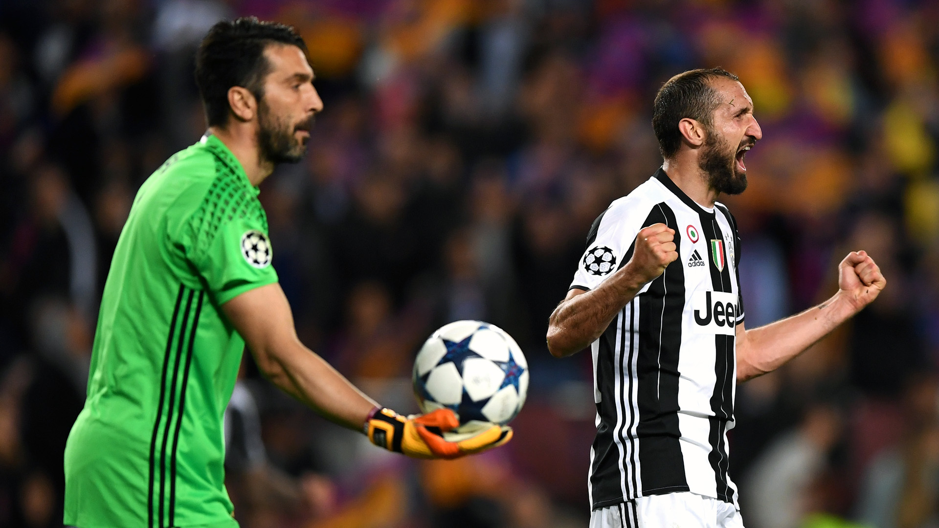 Buffon e Chiellini, da Juventus (Photo by Shaun Botterill/Getty Images)