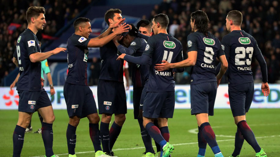 Monaco usou time todo reserva e PSG massacrou na semifinal da Copa da Fran&ccedil;a