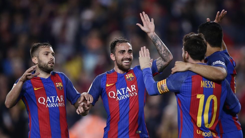 Alc&aacute;cer voltou aos tempos de Valencia e foi indispens&aacute;vel na vit&oacute;ria do Barcelona