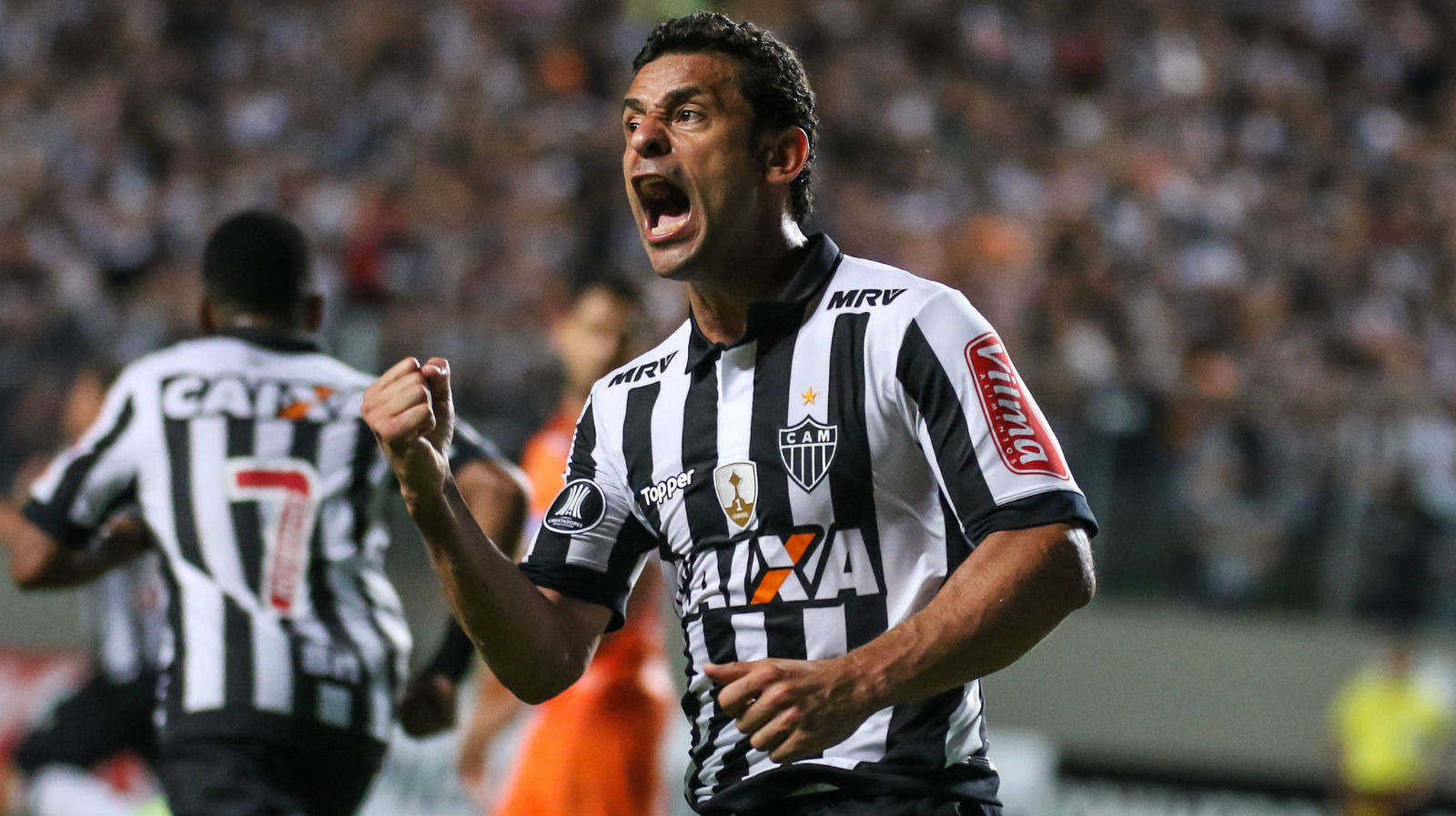 O instinto goleador de Fred transformou um jogo dif&iacute;cil para o Galo em goleada