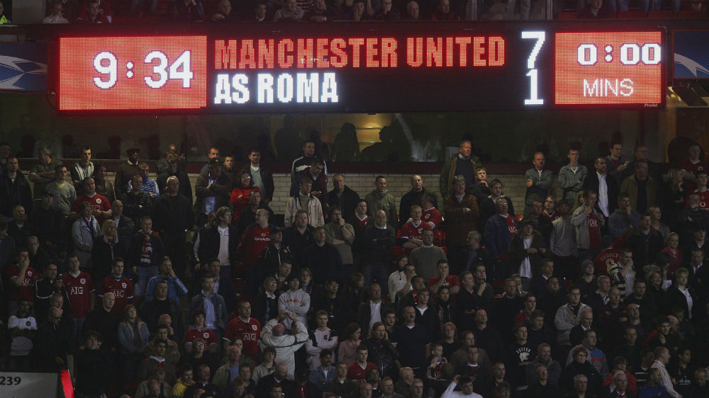 Os dez anos de outro 7 x 1: quando o Manchester United atropelou a Roma